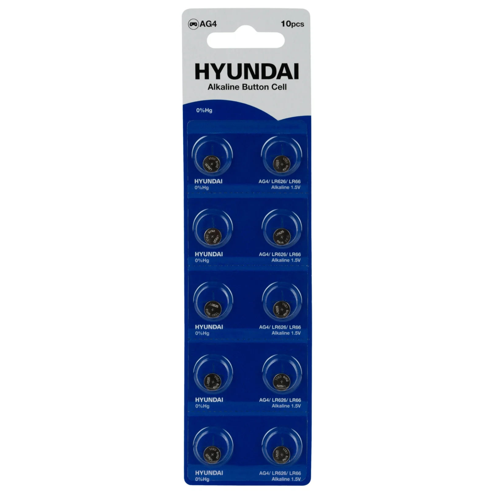 Батарейка Hyundai AG4 Blister 10 UA