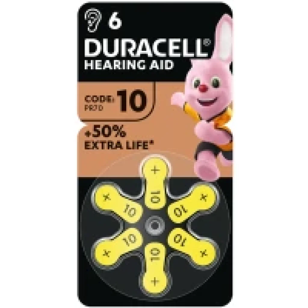 Батарейка Duracell HA 10 6 шт. UA