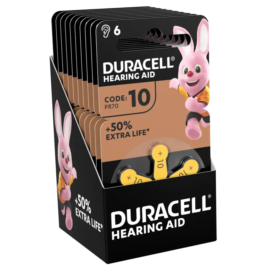 Батарейка Duracell HA 10 6 шт. UA