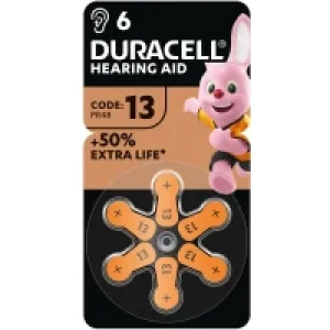 Батарейка Duracell HA 13 уп. 6 шт. UA