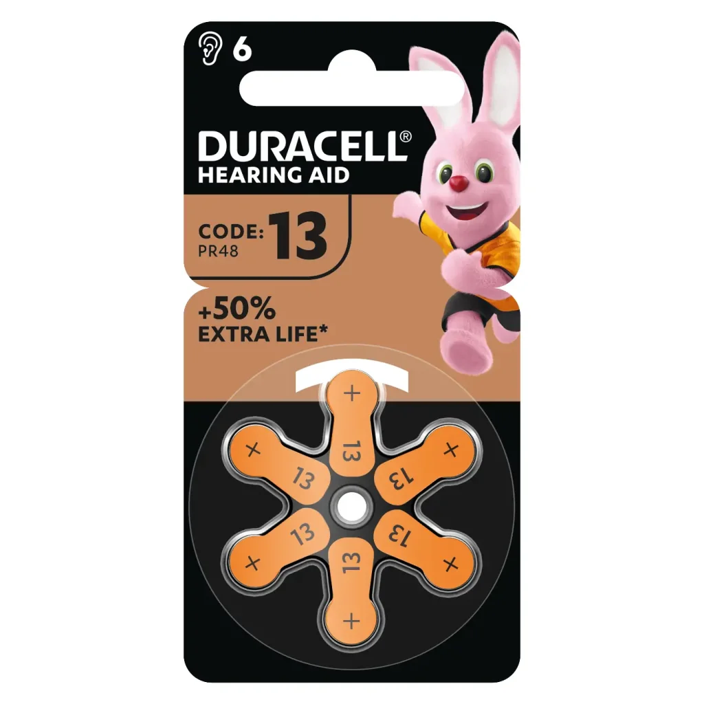 Батарейка Duracell HA 13 уп. 6 шт. UA