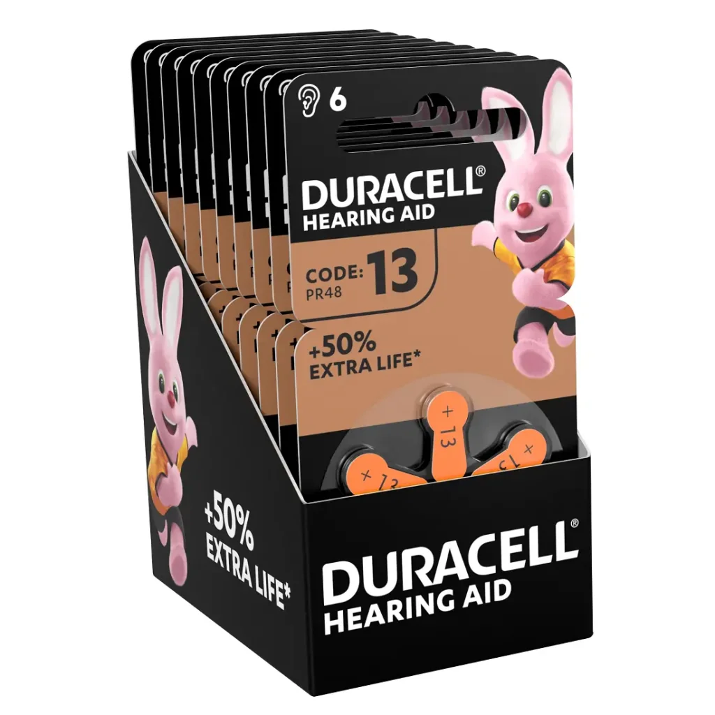 Батарейка Duracell HA 13 уп. 6 шт. UA