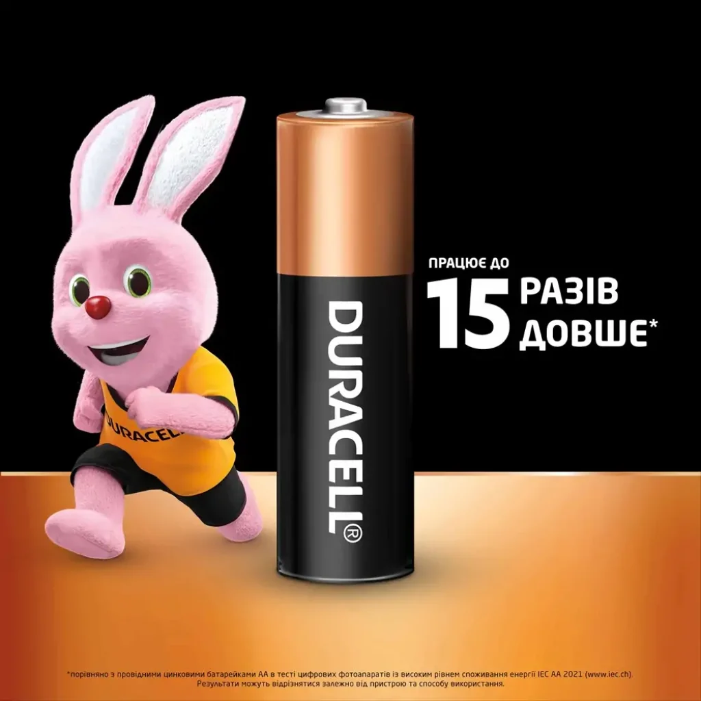 Батарейка Duracell LR06 MN1500 1x2 шт. UA