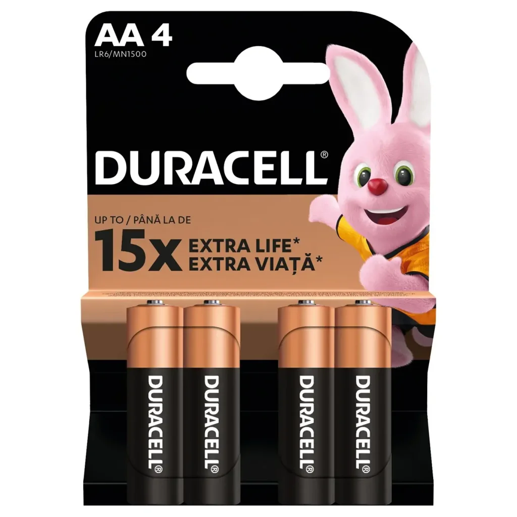 Батарейка Duracell LR06 MN1500 1x4 шт. UA