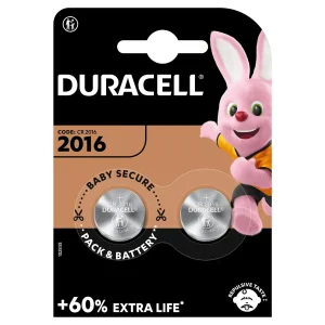 Батарейка Duracell DL2016 DSN 2 шт. UA