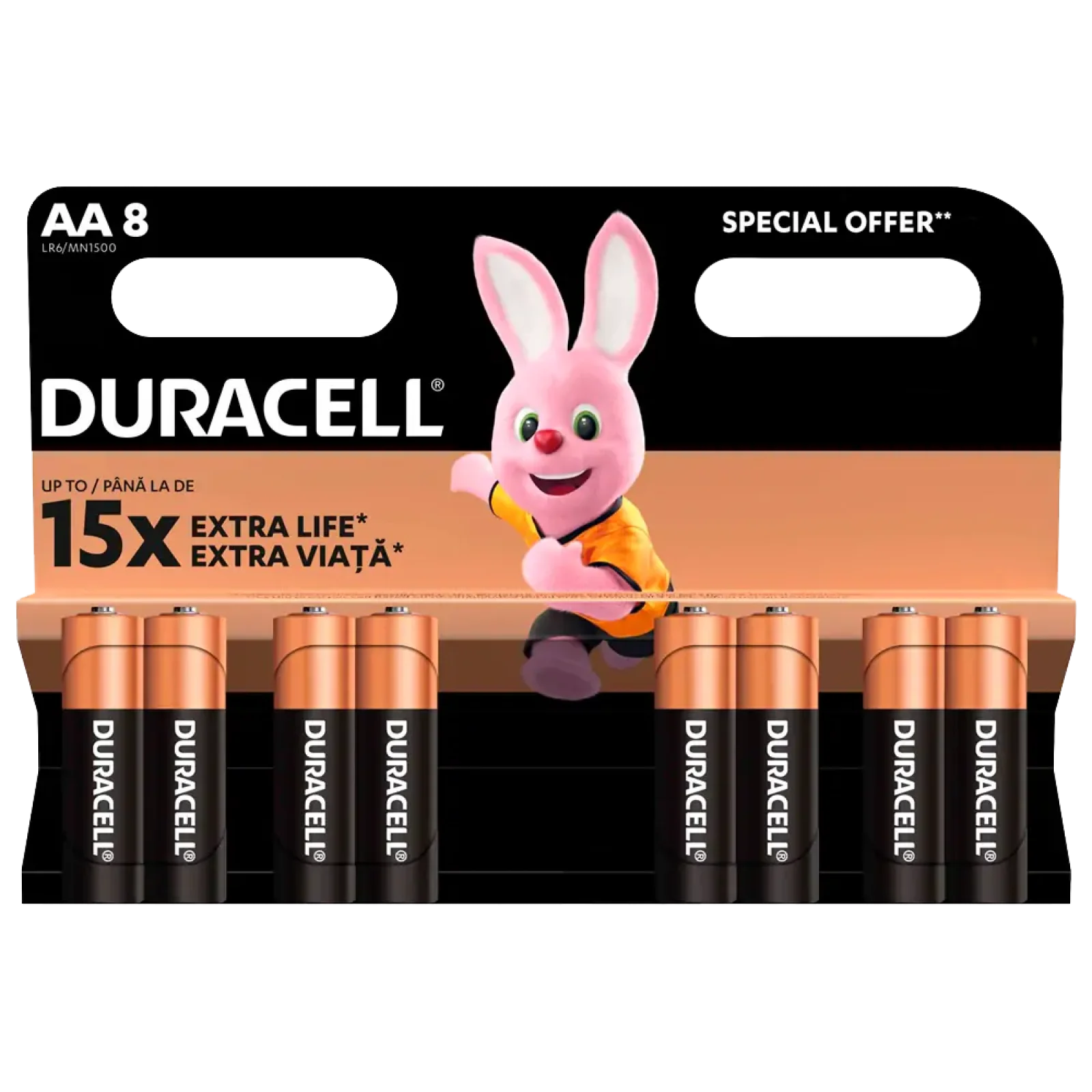 Батарейка Duracell LR06 MN1500 1x8 шт. UA