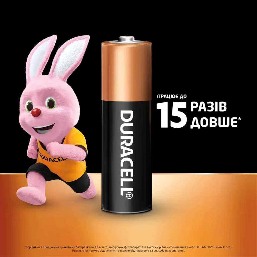 Батарейка Duracell LR06 MN1500 1x6 шт. UA