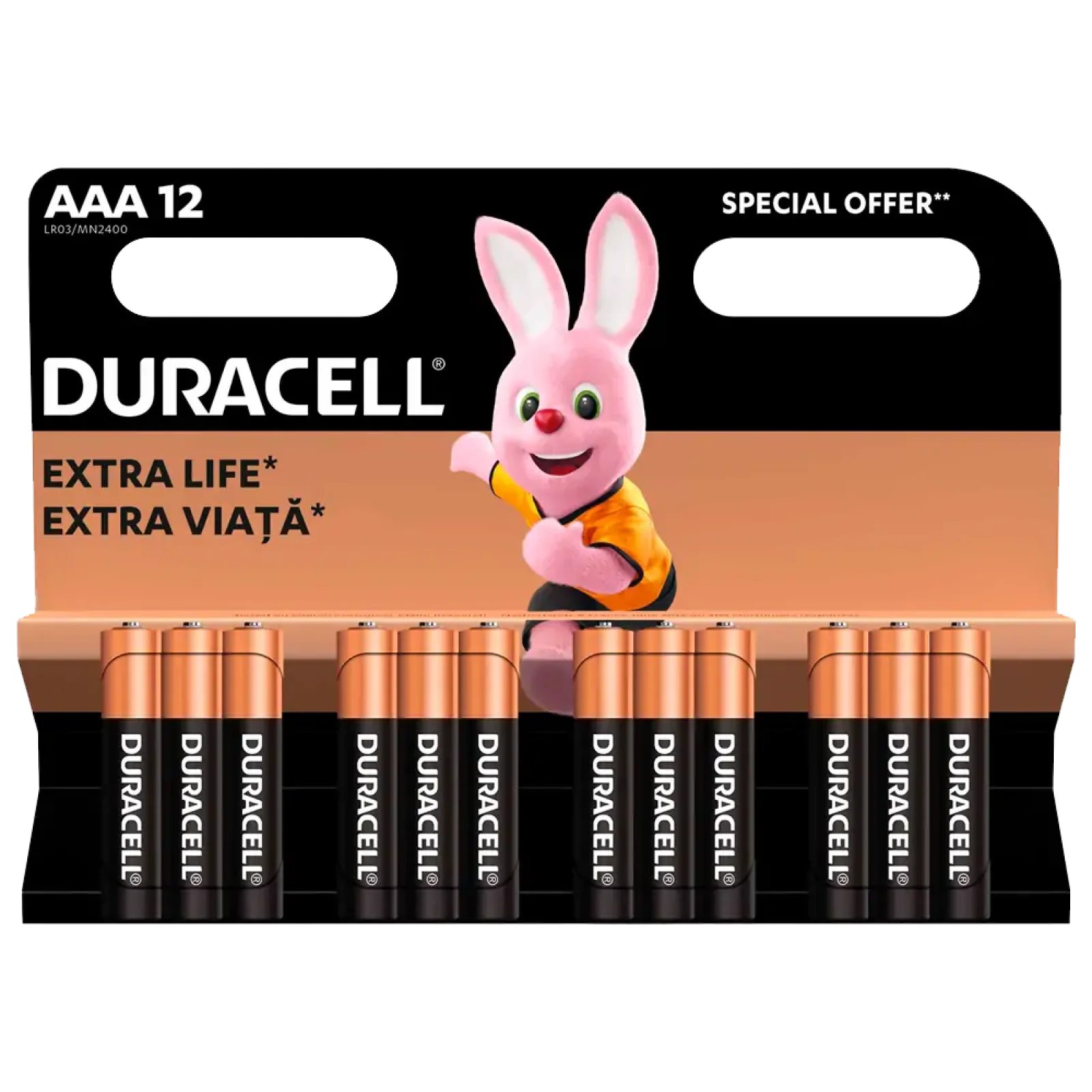 Батарейка Duracell LR03 MN2400 1x12 шт. UA
