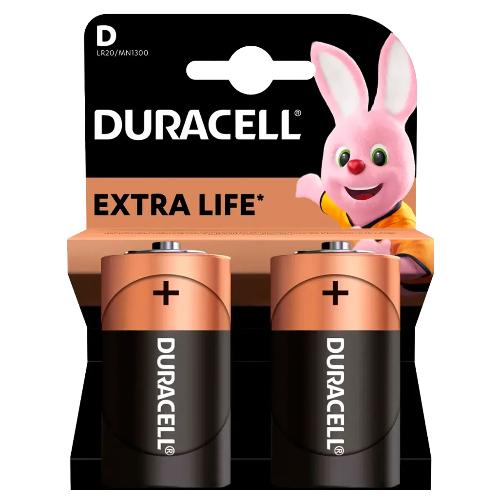 Батарейка Duracell D/ LR20 /MN1300 KPN 02*10 UA