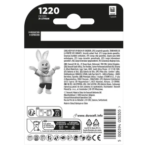 Батарейка Duracell DL1220 DSN уп. 1 шт. UA