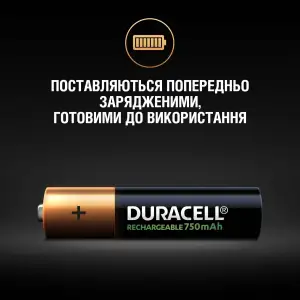 Акумулятор Duracell HR03BLN02*10 (AAA) 750mAh UA