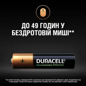 Акумулятор Duracell HR03BLN02*10 (AAA) 750mAh UA