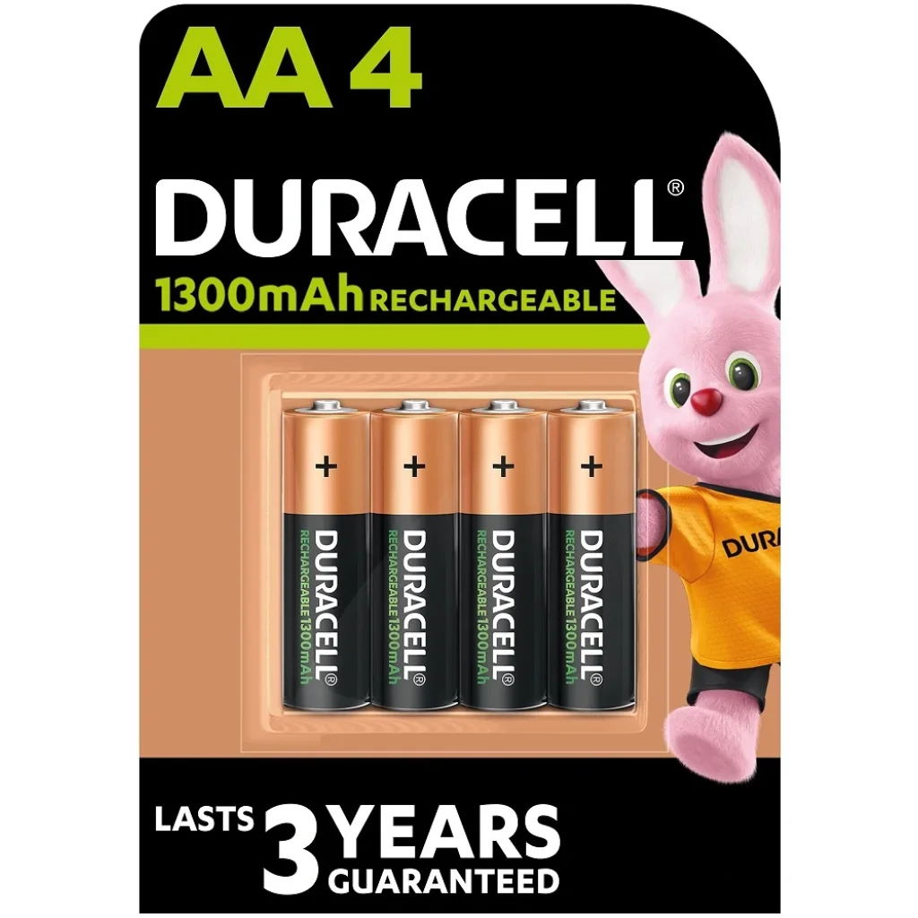 Акумулятор Duracell HR6 (AA) 1300mAh уп. 4 шт UA