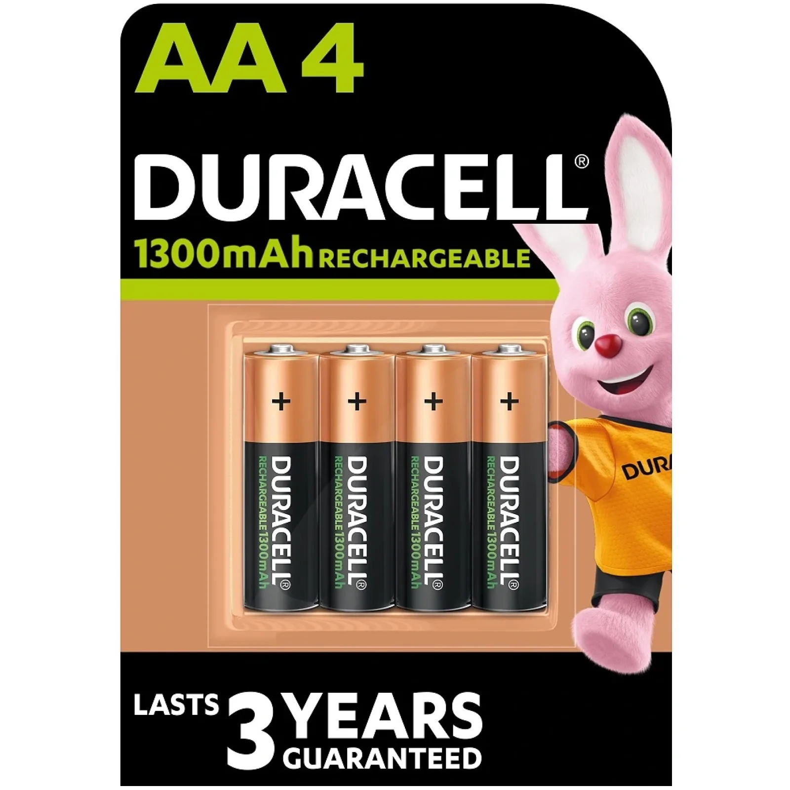 Акумулятор Duracell HR6 (AA) 1300mAh уп. 4 шт UA