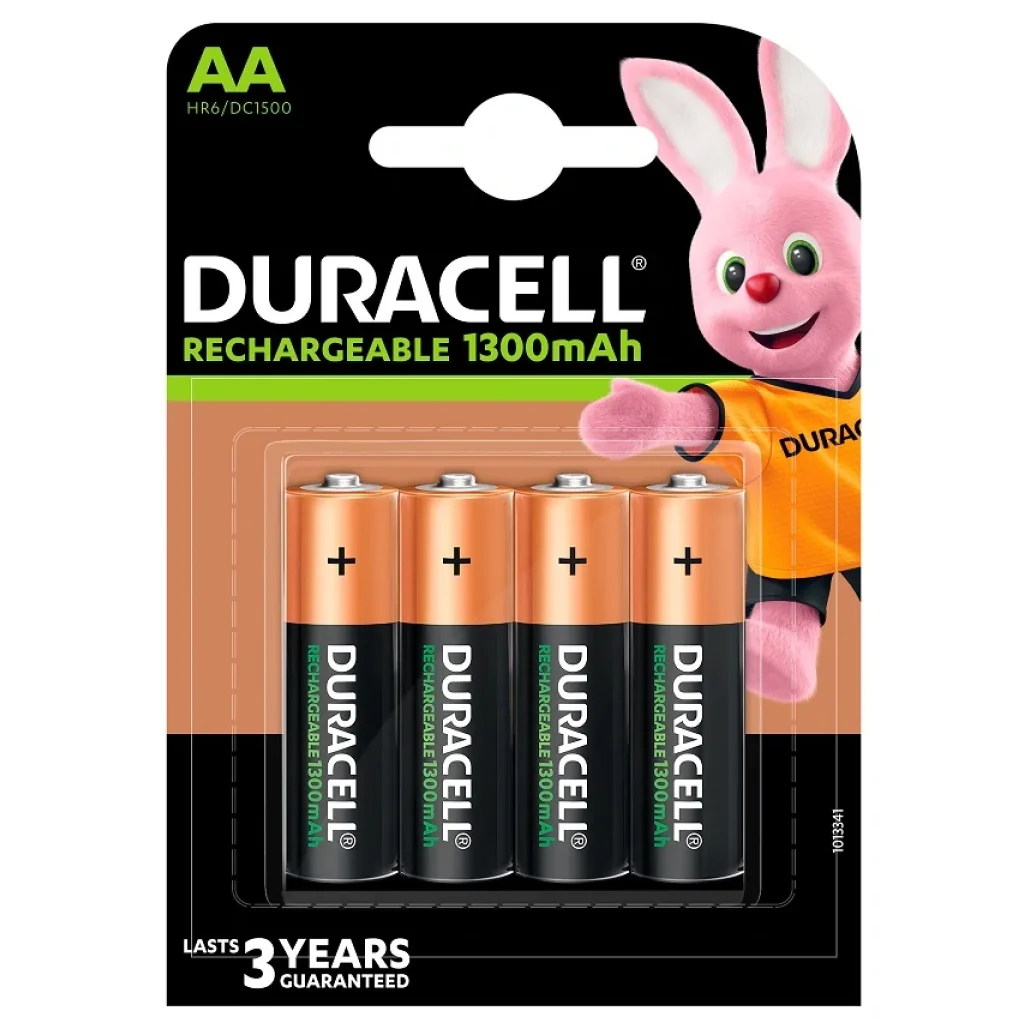 Акумулятор Duracell HR6 (AA) 1300mAh уп. 4 шт UA