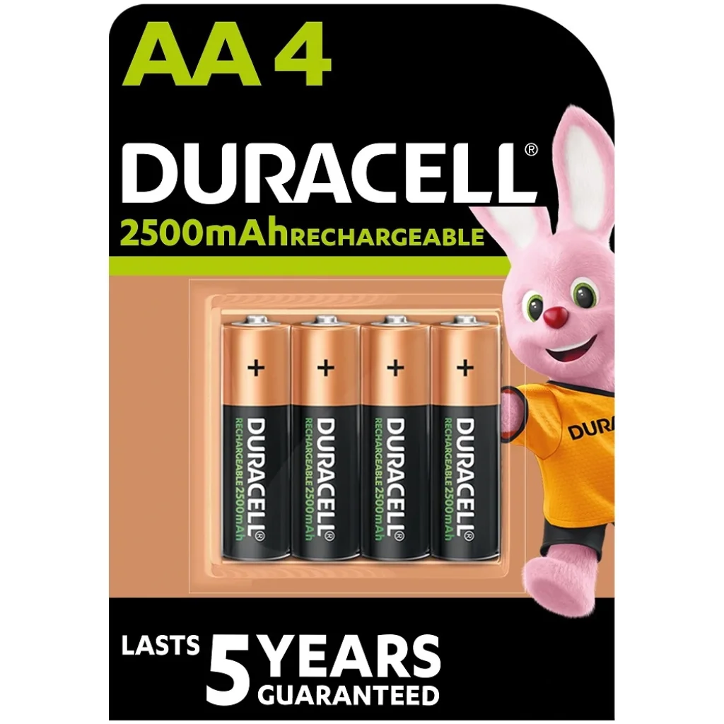Акумулятор Duracell HR6 (AA) 2500 mAh уп. 4шт. UA