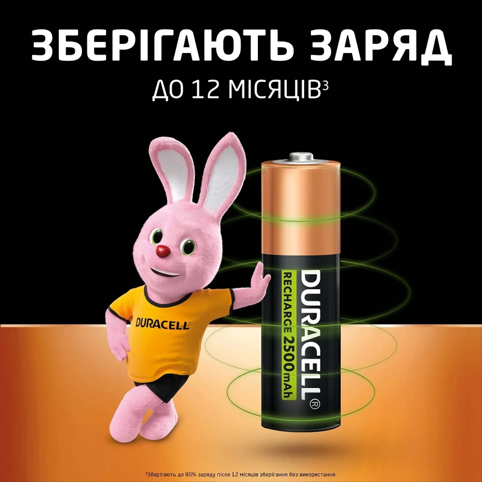 Акумулятор Duracell HR6 (AA) 2500 mAh уп. 4шт. UA