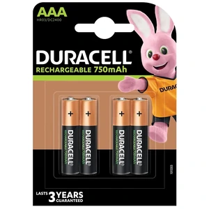 Акумулятор Duracell HR03 (AAA) 750mAh уп. 4 шт UA