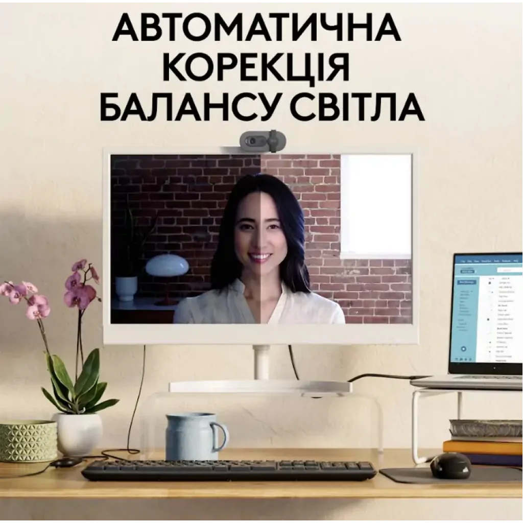 Комп.камера LOGITECH BRIO 100 FHD GRAPHITE (960-001585) UA