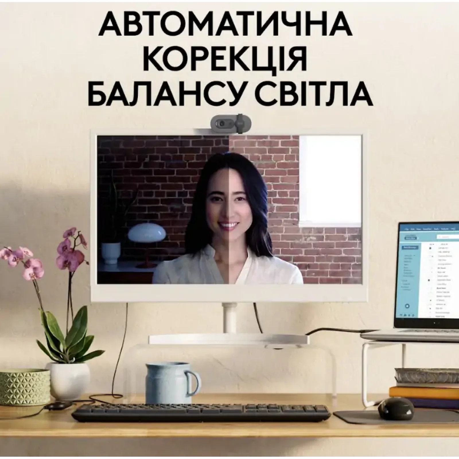 Комп.камера LOGITECH BRIO 100 FHD GRAPHITE (960-001585) UA