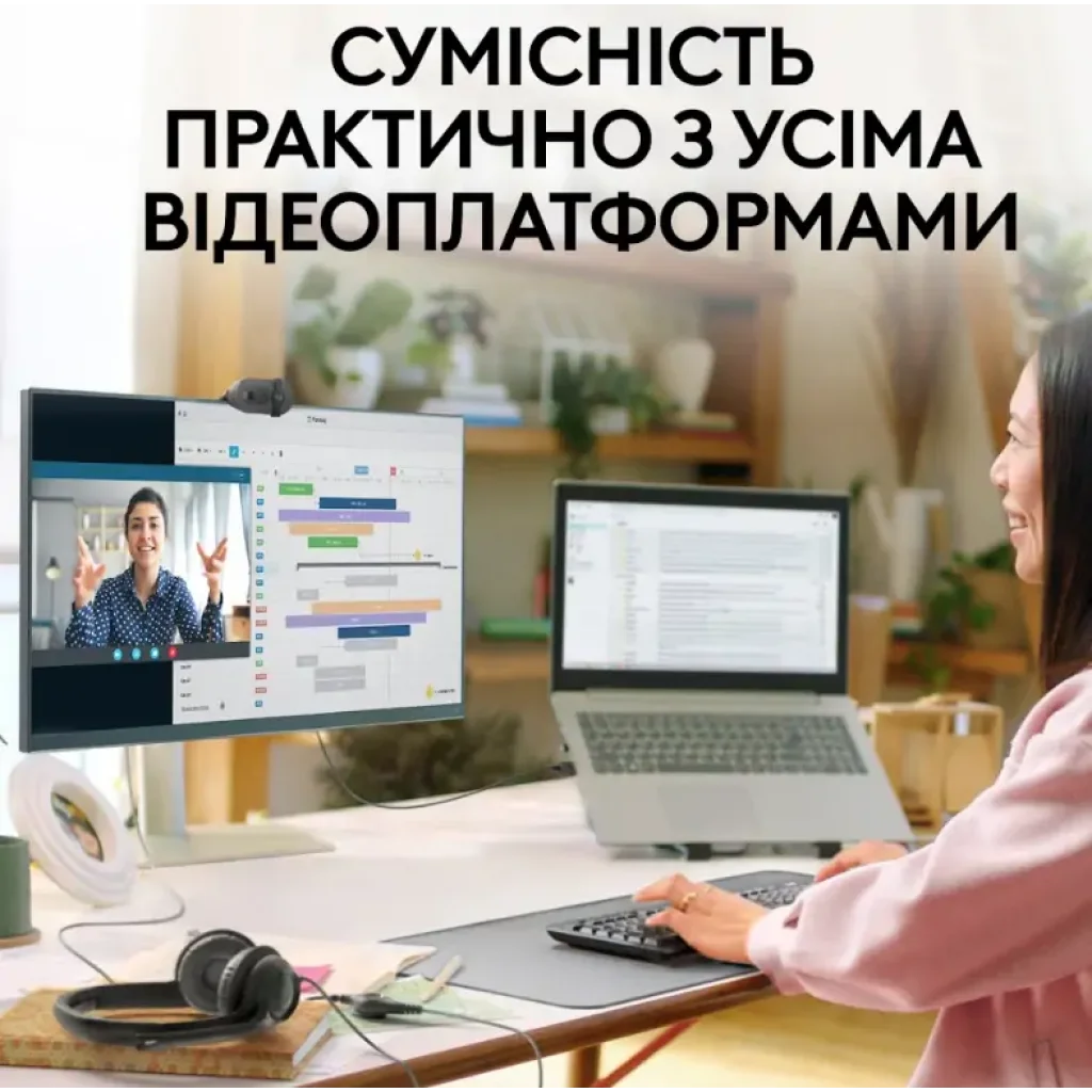 Комп.камера LOGITECH BRIO 100 FHD GRAPHITE (960-001585) UA