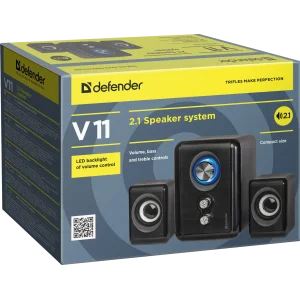 Комп.Акустика DEFENDER (65111)V11 11 Вт 2.1 система, USB UA