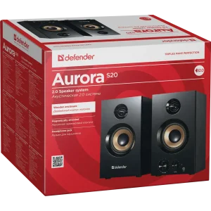 Комп.акустика DEFENDER (65419)2.0 Aurora S20 2x10W дерево UA