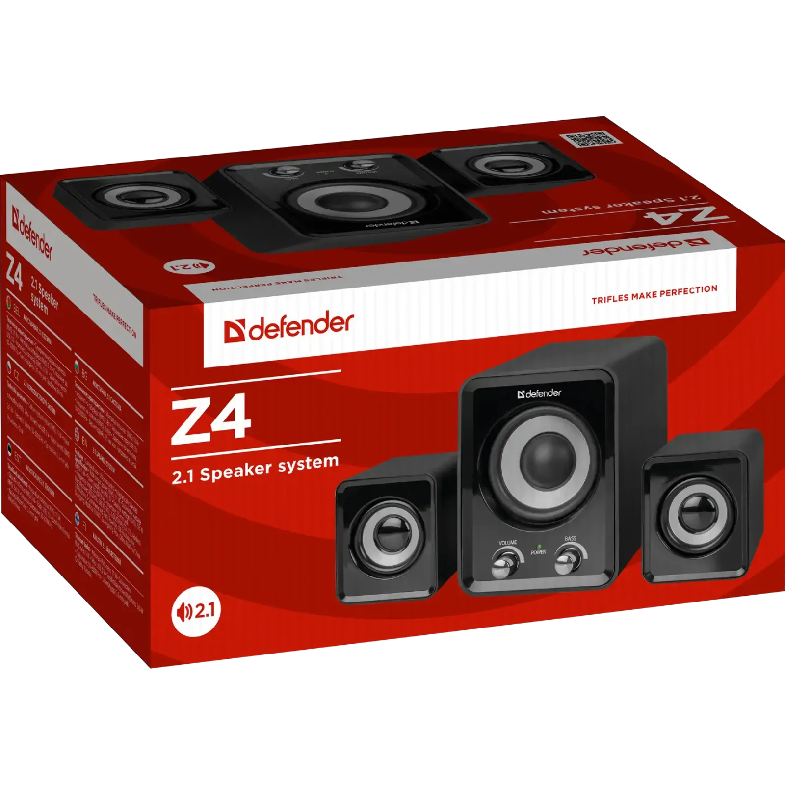 Комп.Акустика DEFENDER (65508)#1 2.1 Z4 16W USB чорний UA