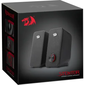 Комп.акустика REDRAGON (77601) Stentor черный, 6 Вт, 2.0, питание от USB UA