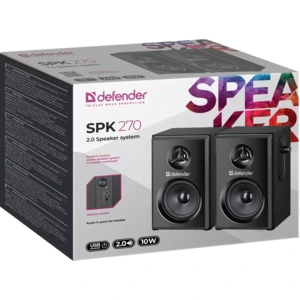 Акустика Defender 2.0 SPK-270 10Вт USB Black (65270) UA
