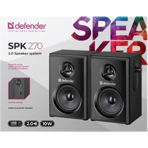 Акустика Defender 2.0 SPK-270 10Вт USB Black (65270) UA