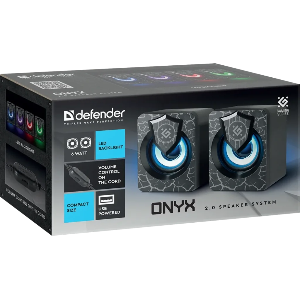 Акустика Defender 2.0 Onyx 6Вт USB Black (65038) UA