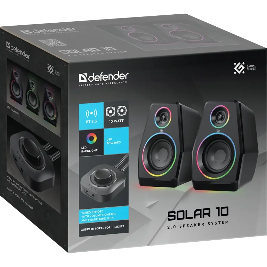 Акустика Defender Solar 10 10Вт (65940) UA