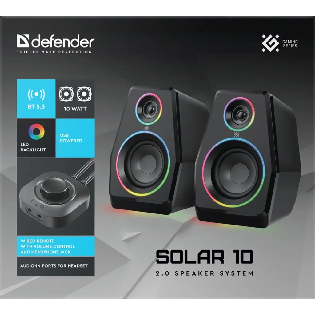 Акустика Defender Solar 10 10Вт (65940) UA