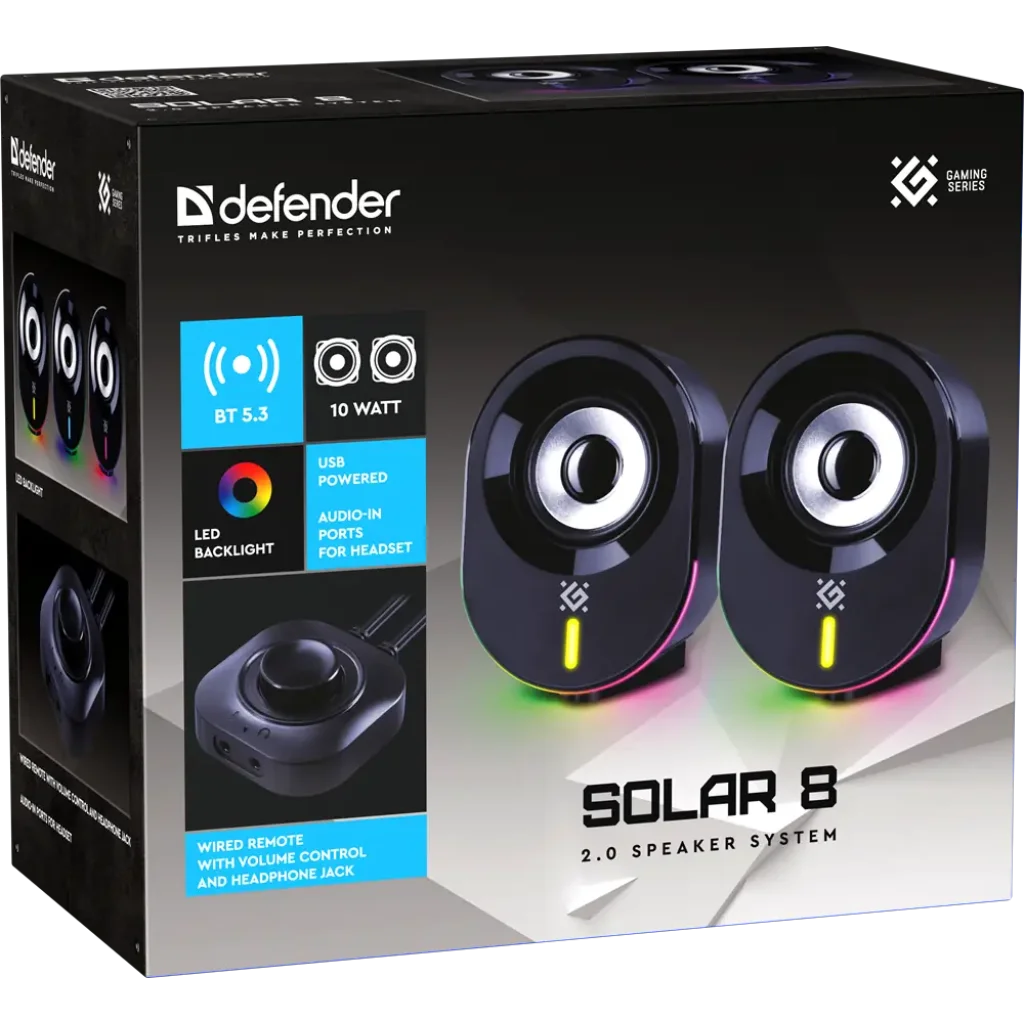 Акустика Defender Solar 8 10Вт (65938) UA