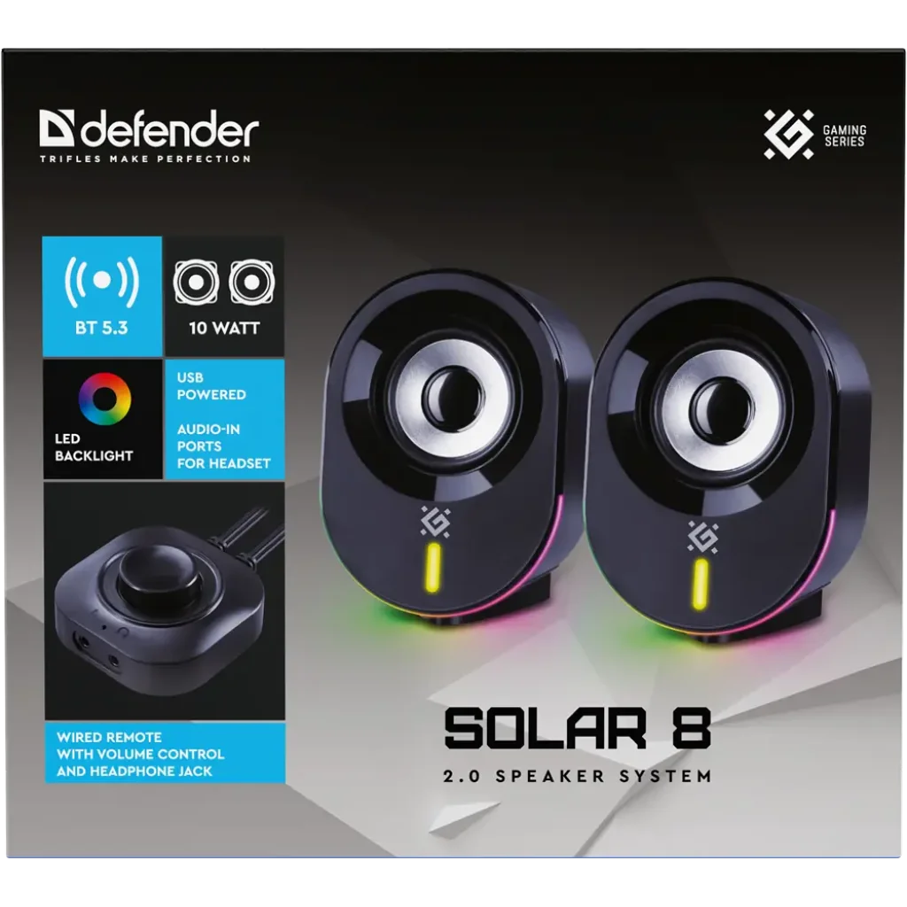 Акустика Defender Solar 8 10Вт (65938) UA