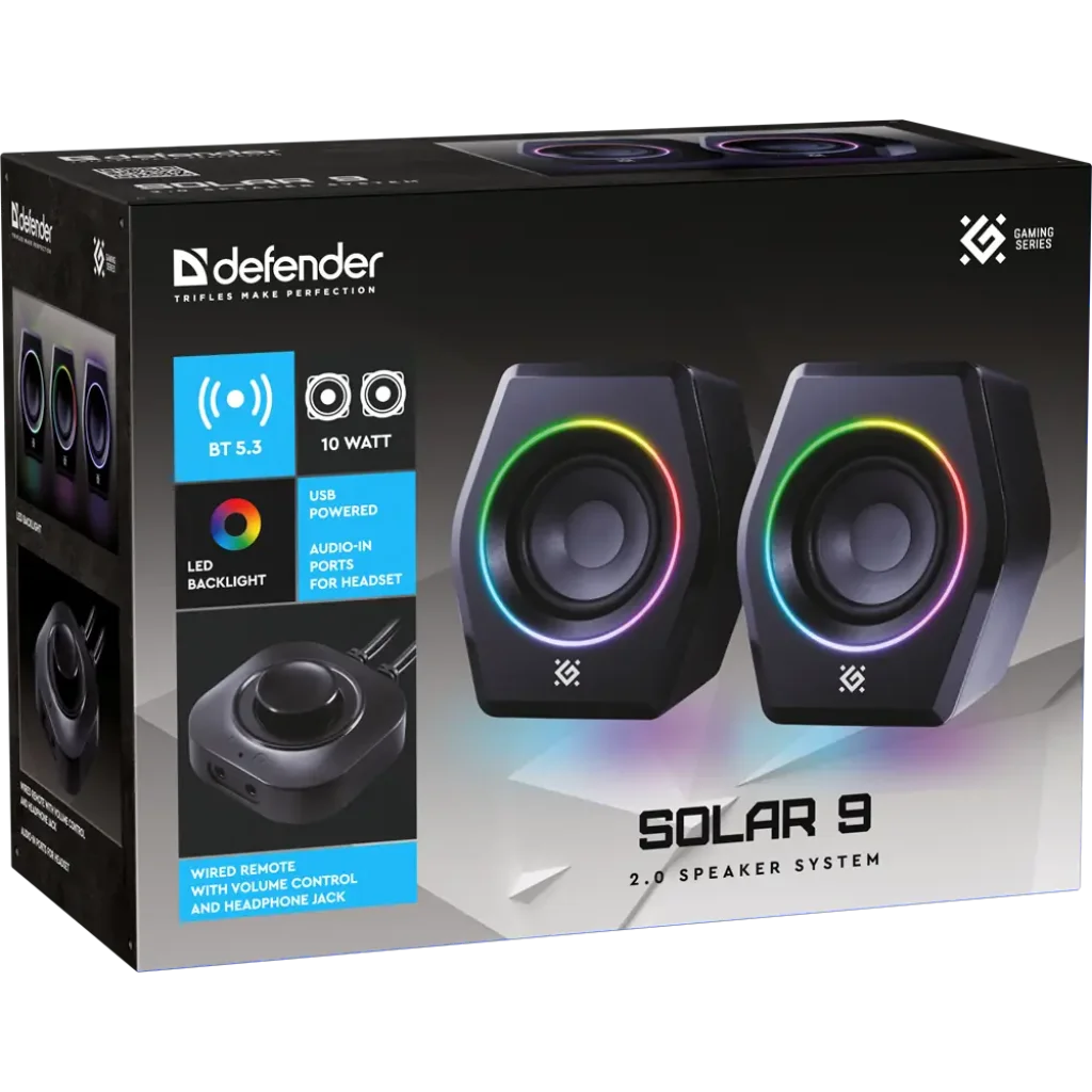 Акустика Defender Solar 9 10Вт (65939) UA