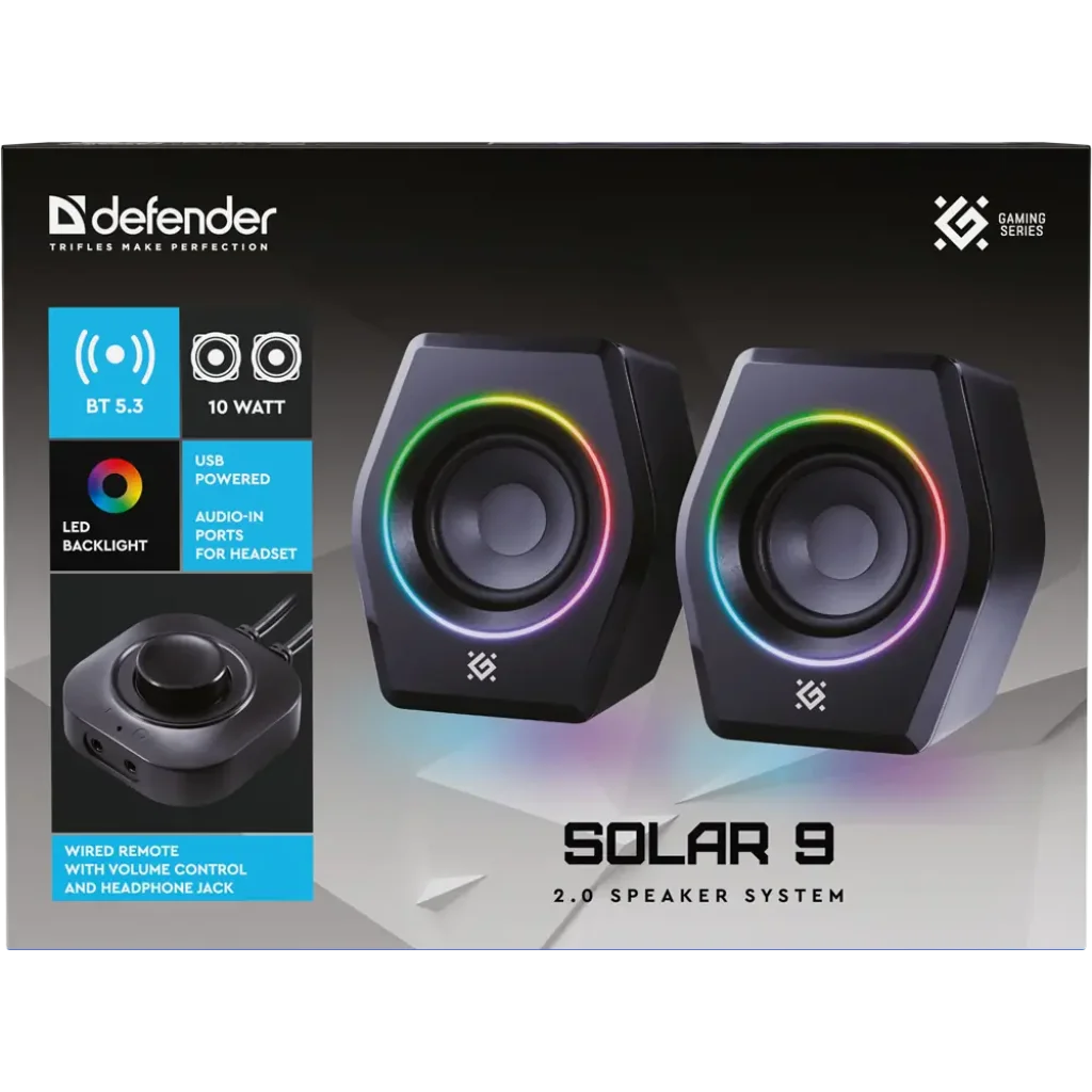 Акустика Defender Solar 9 10Вт (65939) UA