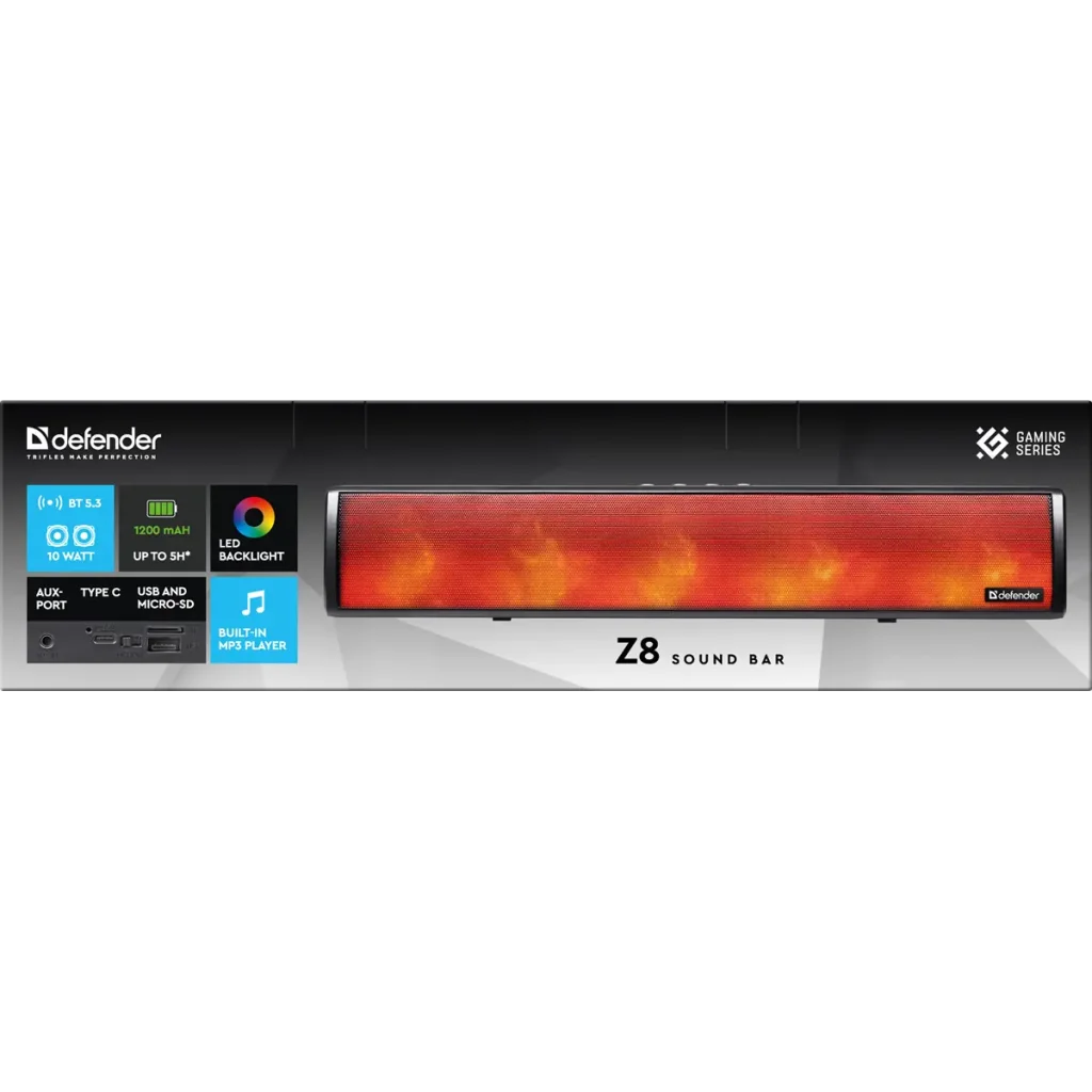 Акустика Defender SoundBar Z8 10Вт (65118) UA