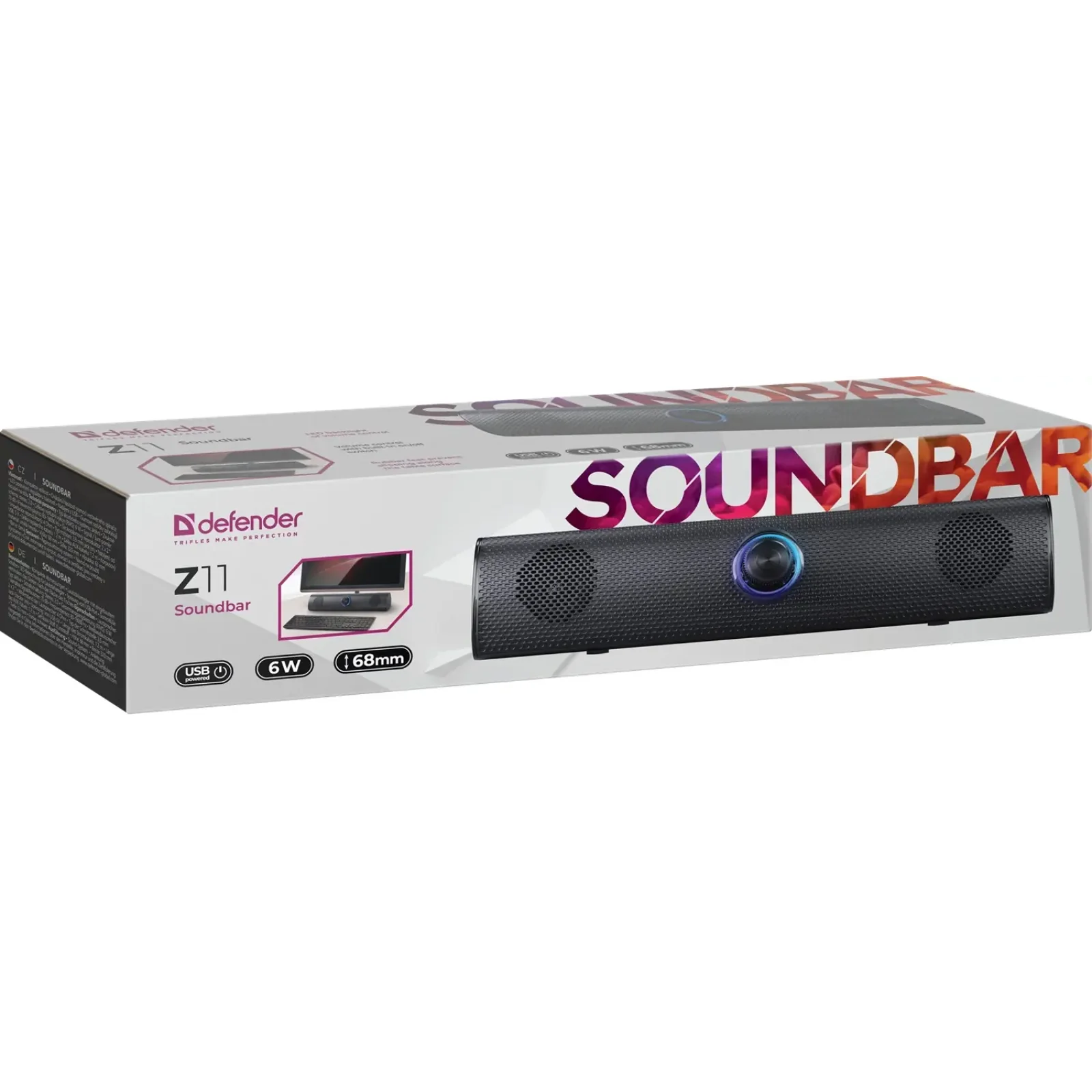 Акустика Defender SoundBar Z11 Black (65211) UA