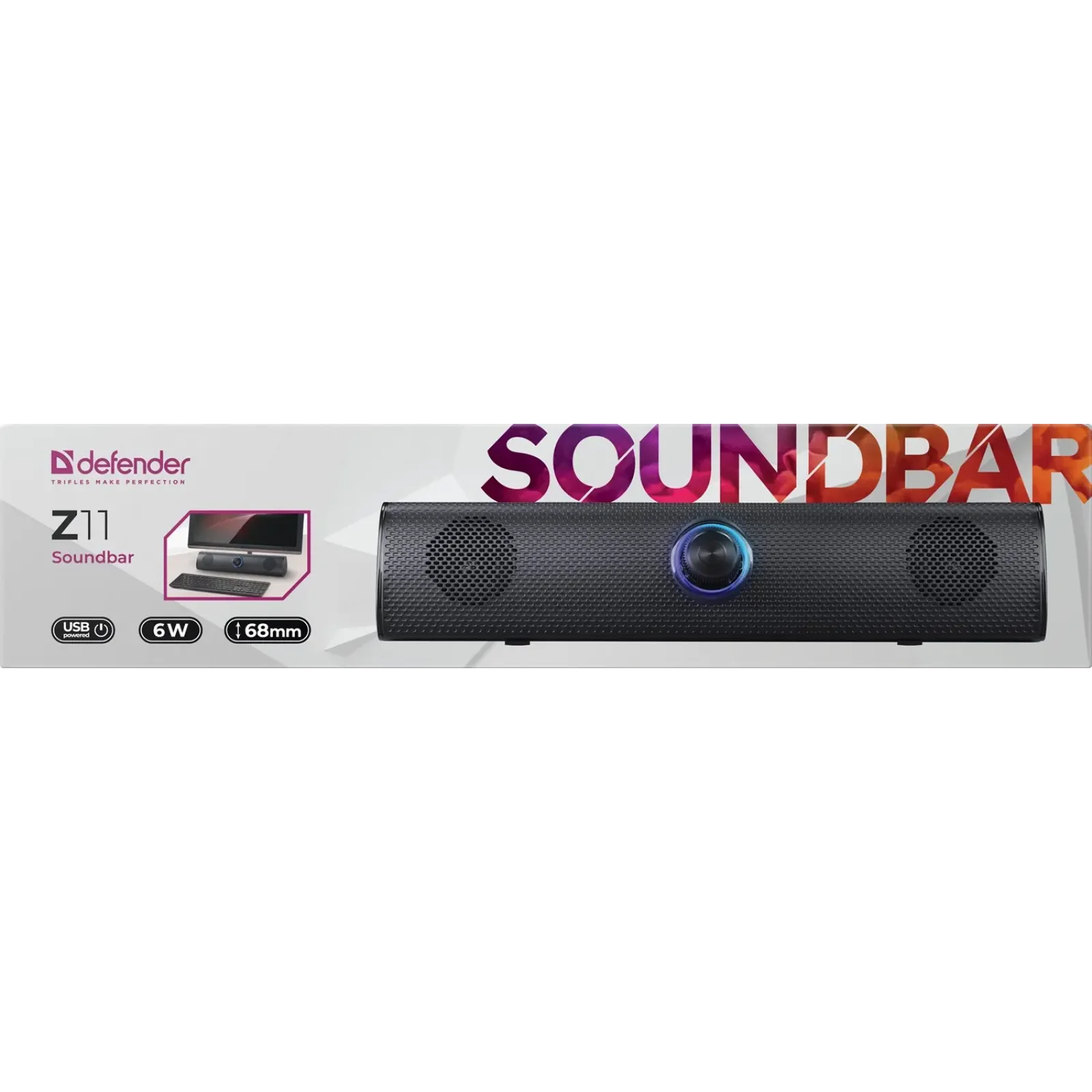 Акустика Defender SoundBar Z11 Black (65211) UA