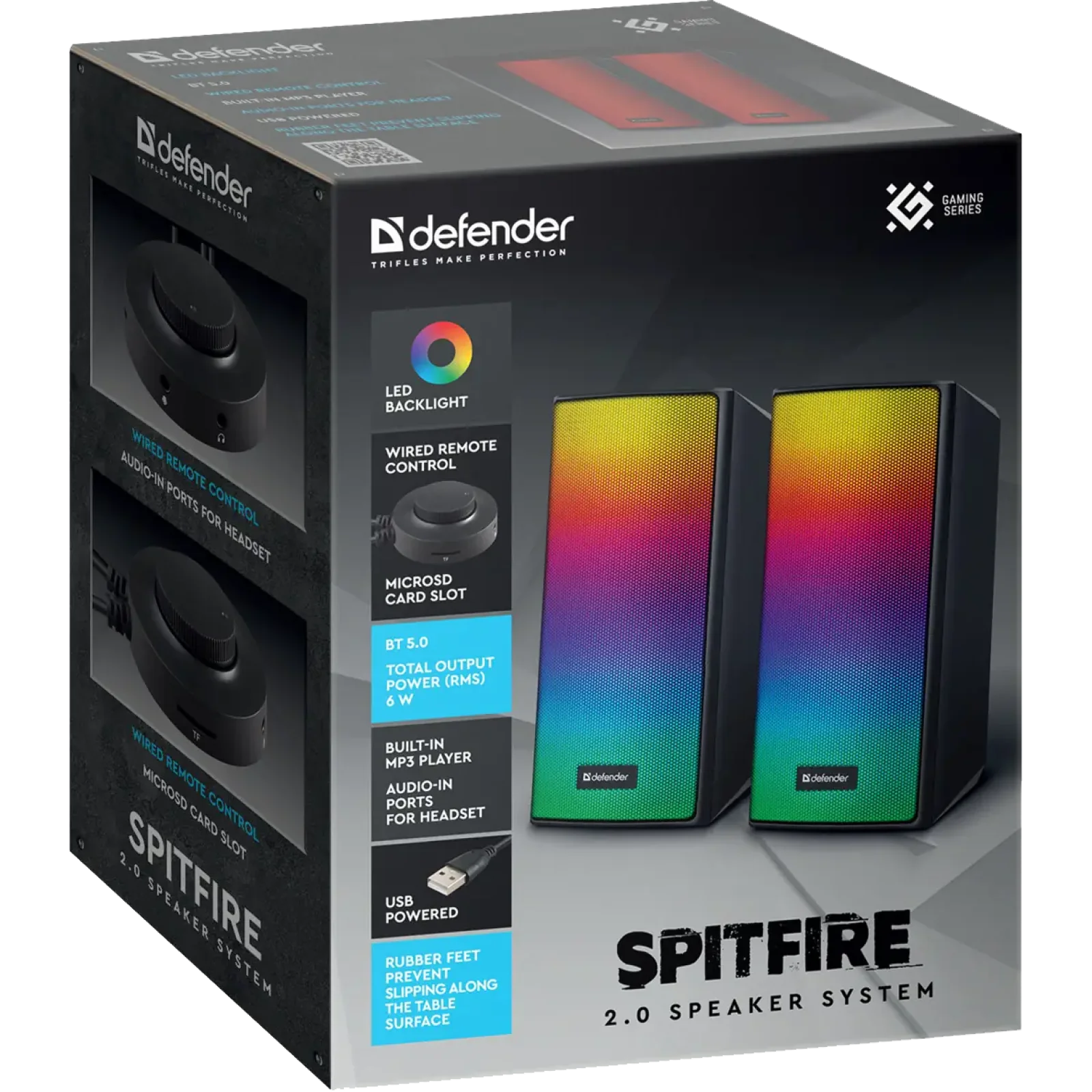 Акустика Defender Spitfire 6W Black (65047) UA