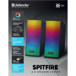 Акустика Defender Spitfire 6W Black (65047) UA