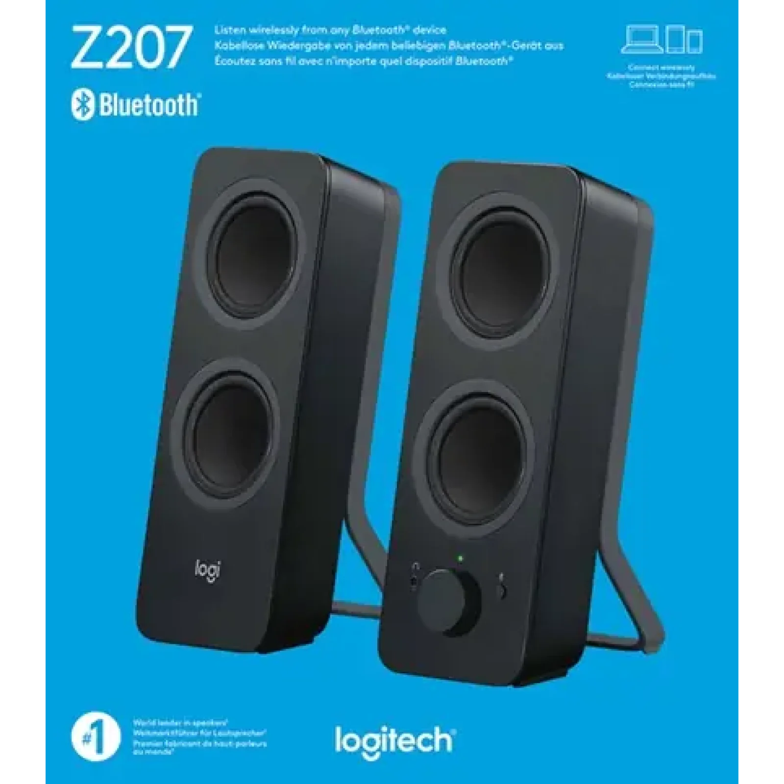 Акустика Logitech Z207 Bluetooth Black (L980-001295) UA