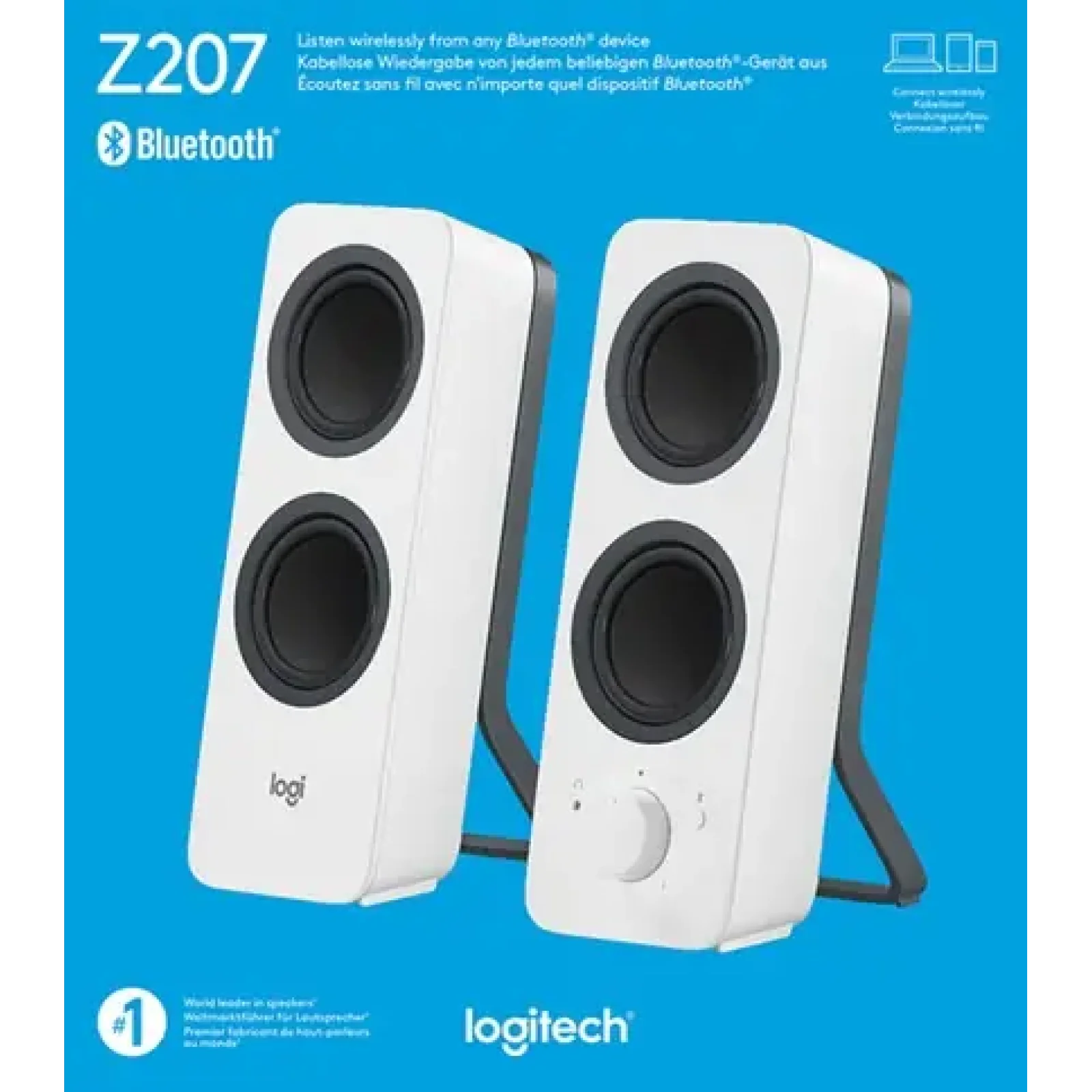 Акустика Logitech Z207 Bluetooth White (L980-001292) UA
