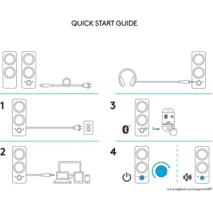 Акустика Logitech Z207 Bluetooth White (L980-001292) UA