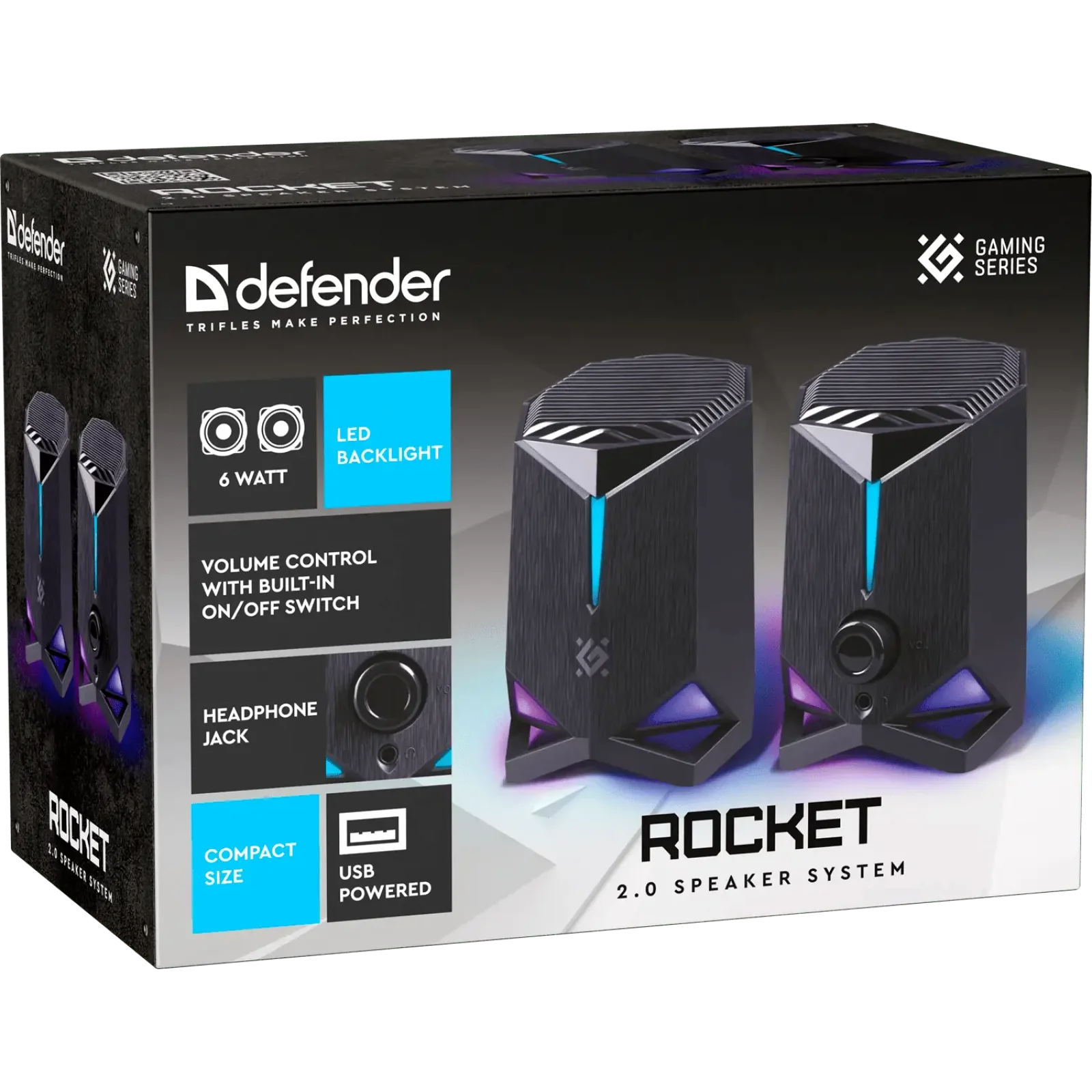 Акустика Defender 2.0 Rocket 6Вт (65094) UA