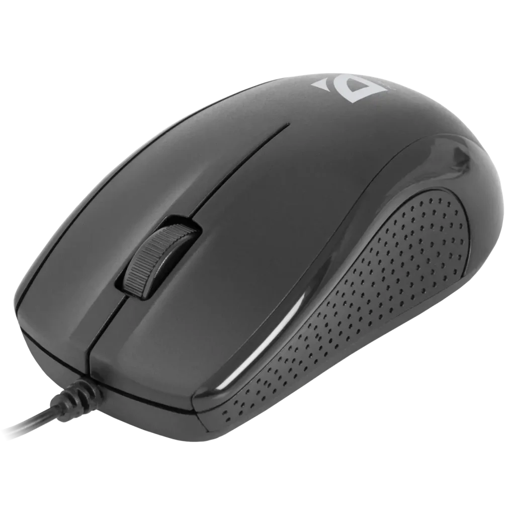 Мышь DEFENDER (52160)Optimum MB-160 USB (чёрная),1000 dpi, 3 кнопки UA