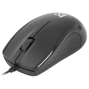 Мышь DEFENDER (52160)Optimum MB-160 USB (чёрная),1000 dpi, 3 кнопки UA