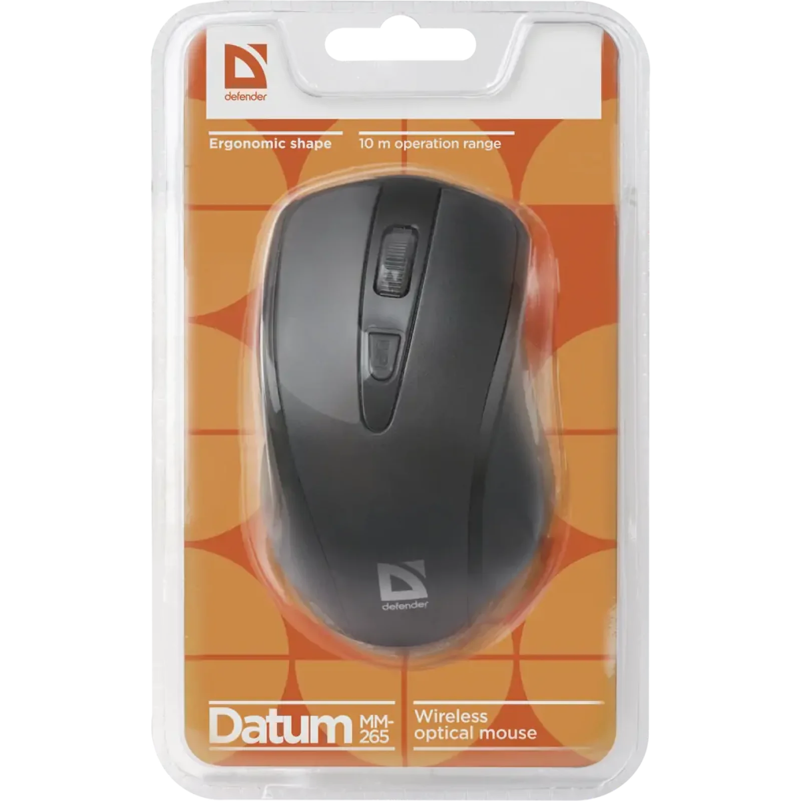 Миша DEFENDER (52265)Datum MM-265 Wireless чорний UA